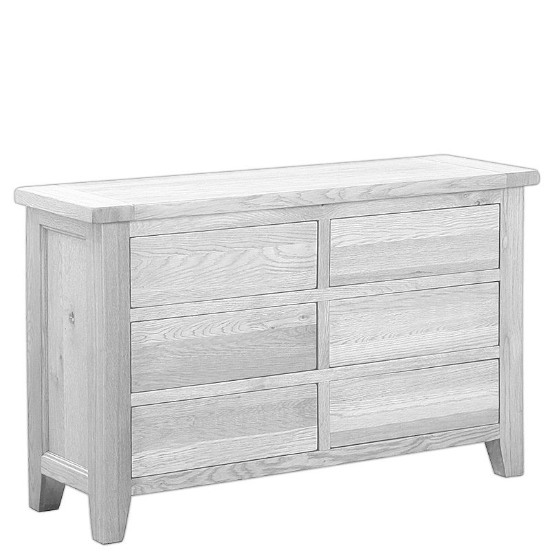 Solid Oak Chest Of Drawers - 647 - V6DC